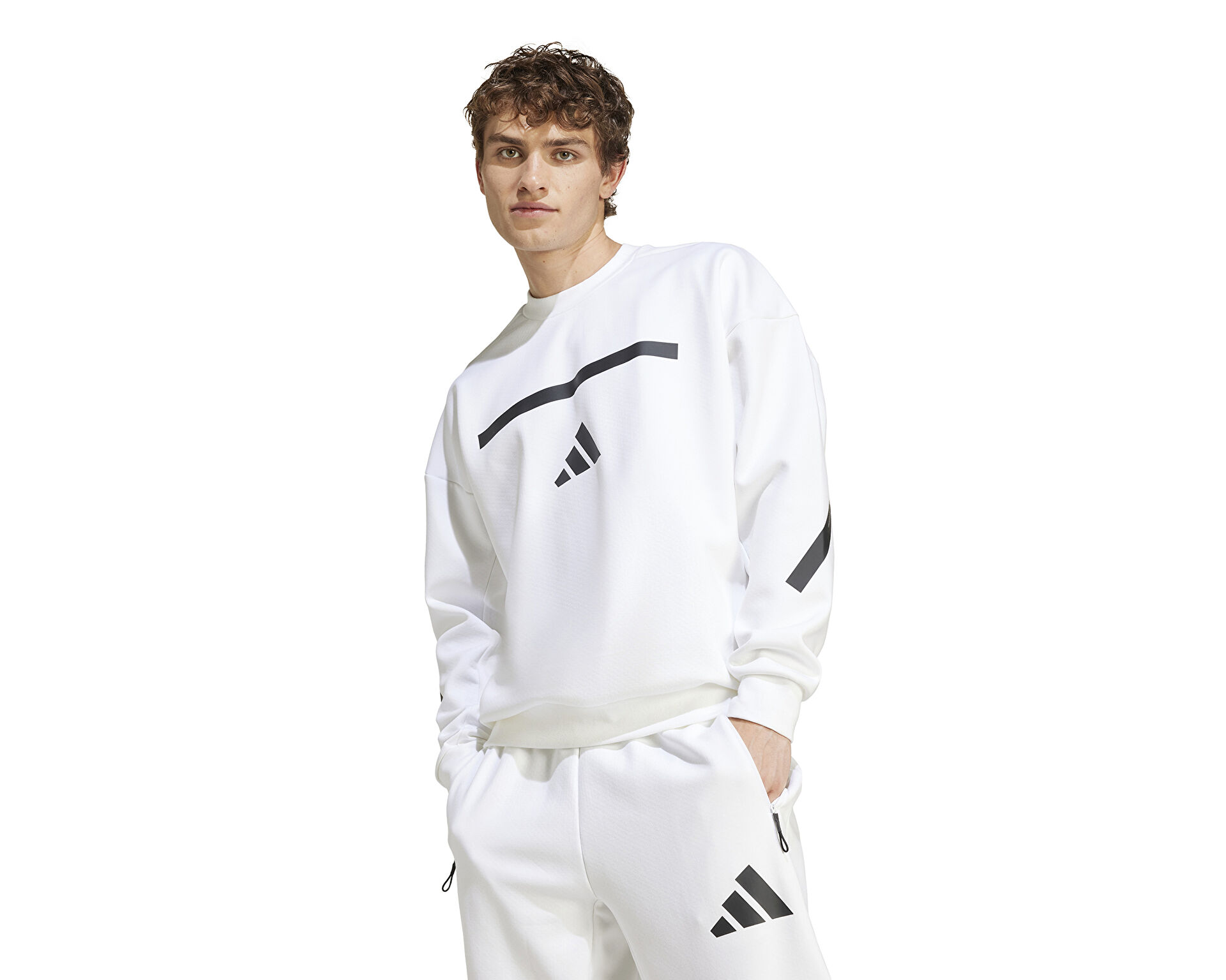 adidas Erkek M Z.N.E. Crw Beyaz JF2451 adidas Erkek M Z.N.E. Crw Beyaz JF2451