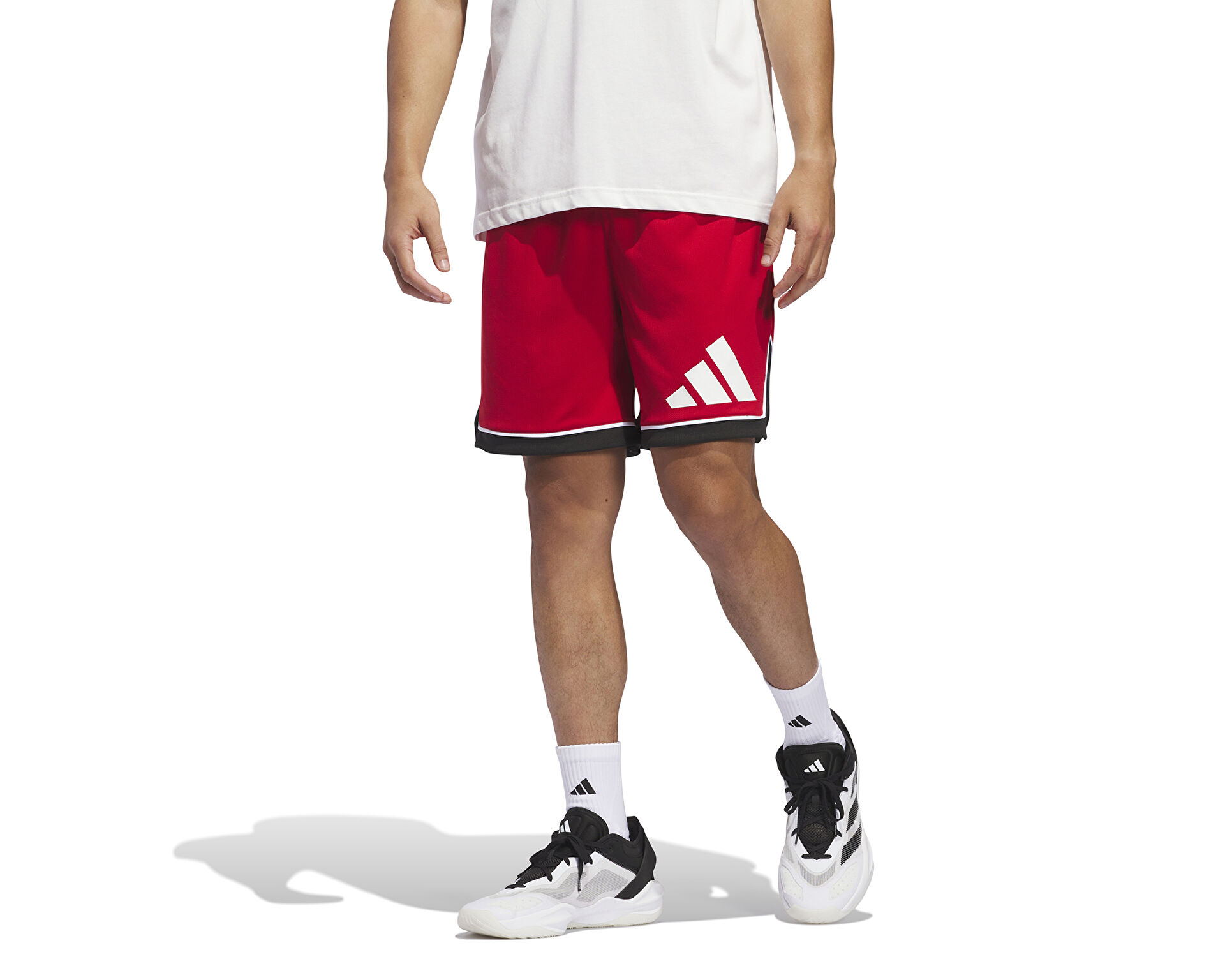 ★ adidas★ Adidas Basketball BOS Shorts JN4728 adidas Basketball Badge of Sport Shorts - Black | Free