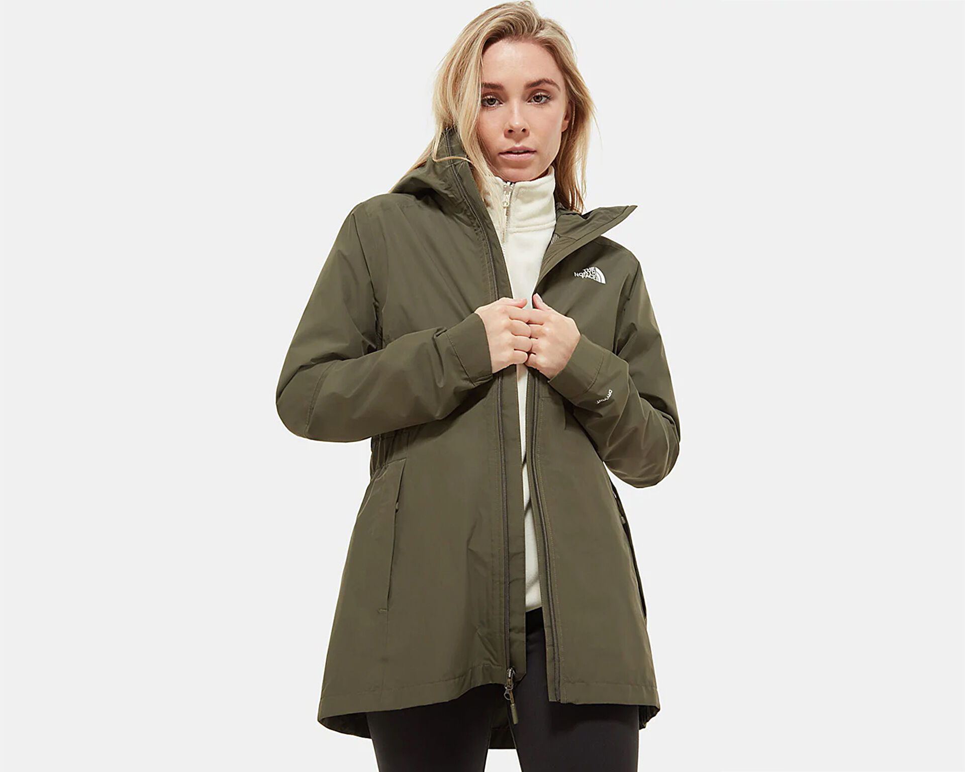 The North Face Kad n W Hikesteller Parka Shell Jacket Haki NF0A3BVI21L1