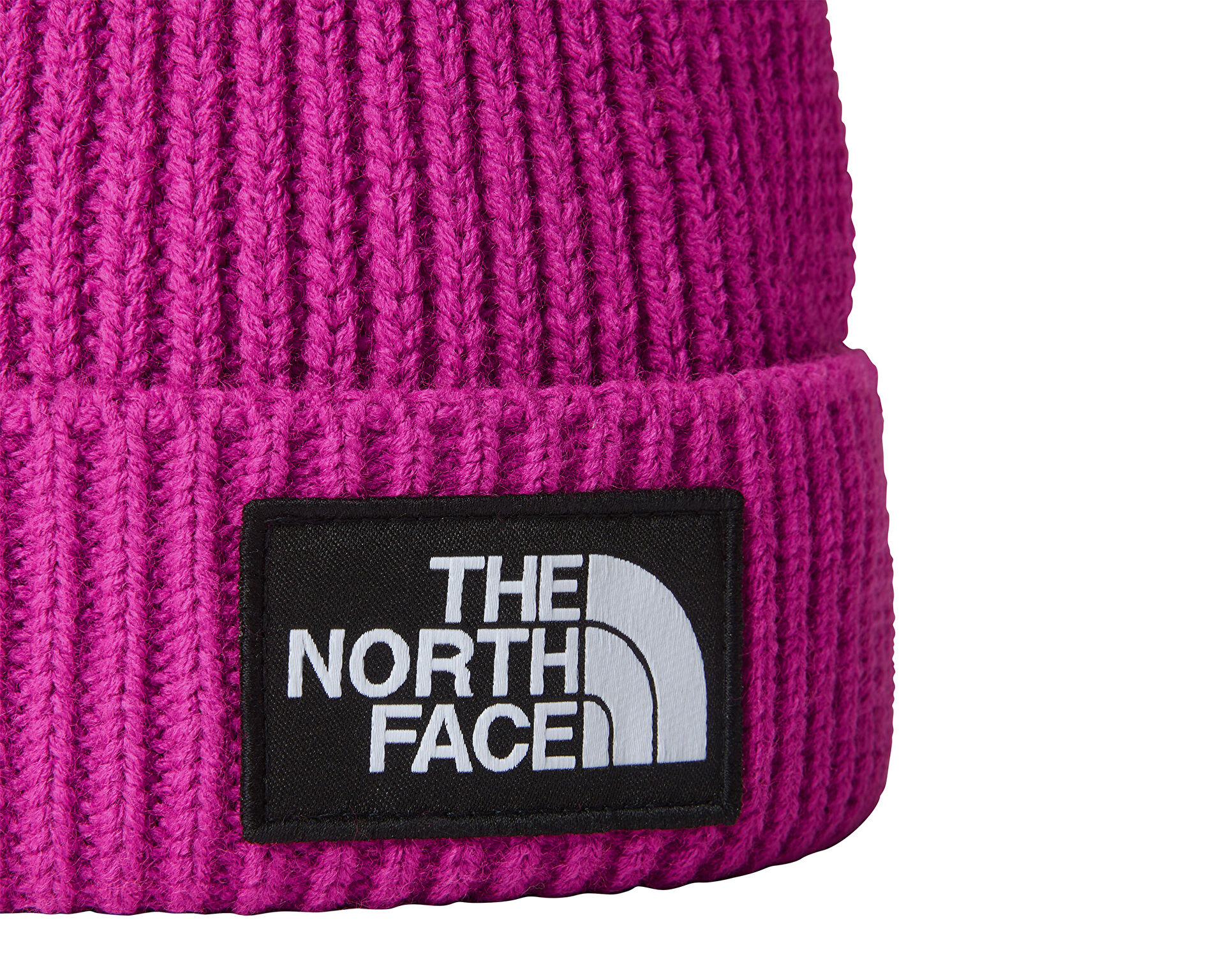 The North Face Kadın Tnf Logo Box Cuffed Beanie Pembe