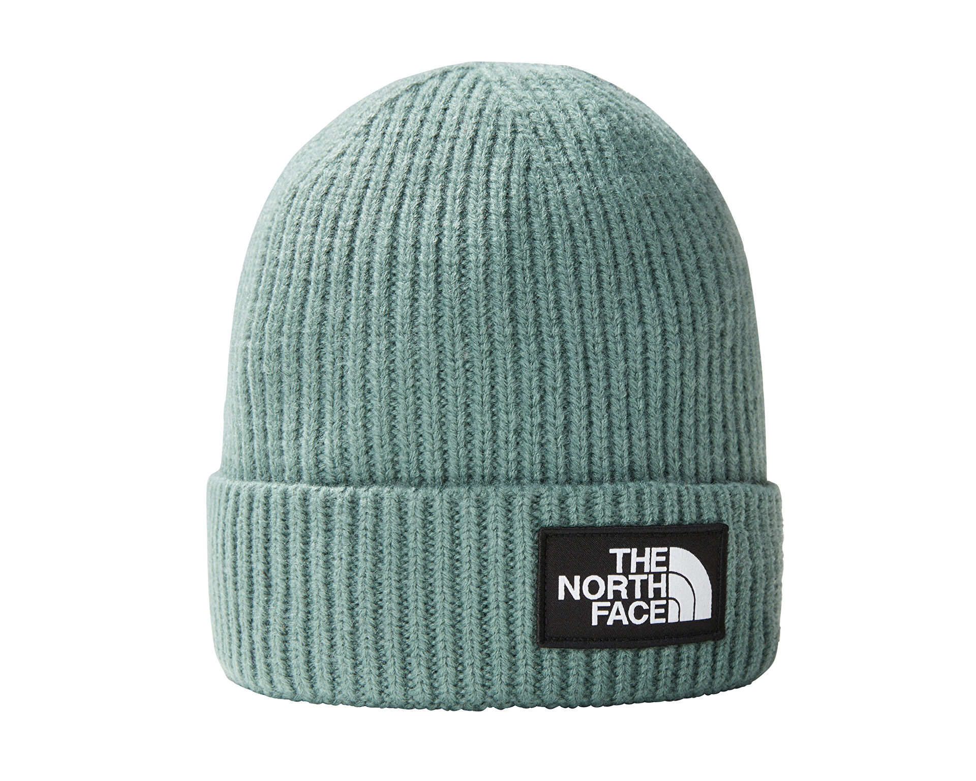 Tnf logo boxed cuffed beanie hot sale