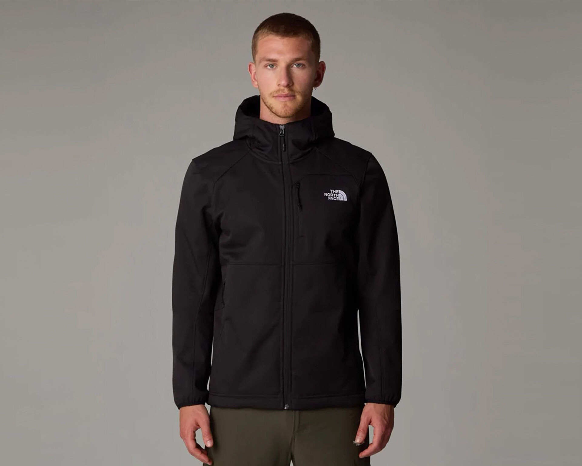The North Face Erkek M Quest Hooded Softshell Siyah NF0A3YFP4H01