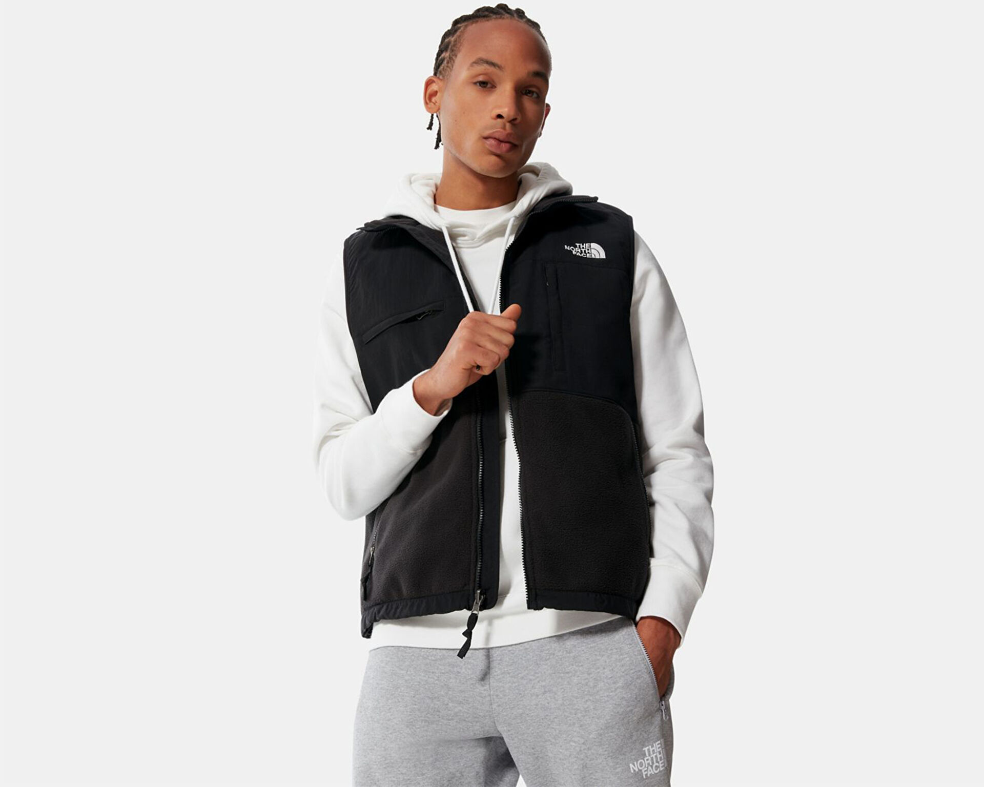 M Denali Vest Erkek The North Face Siyah Erkek Outdoor Yelek
