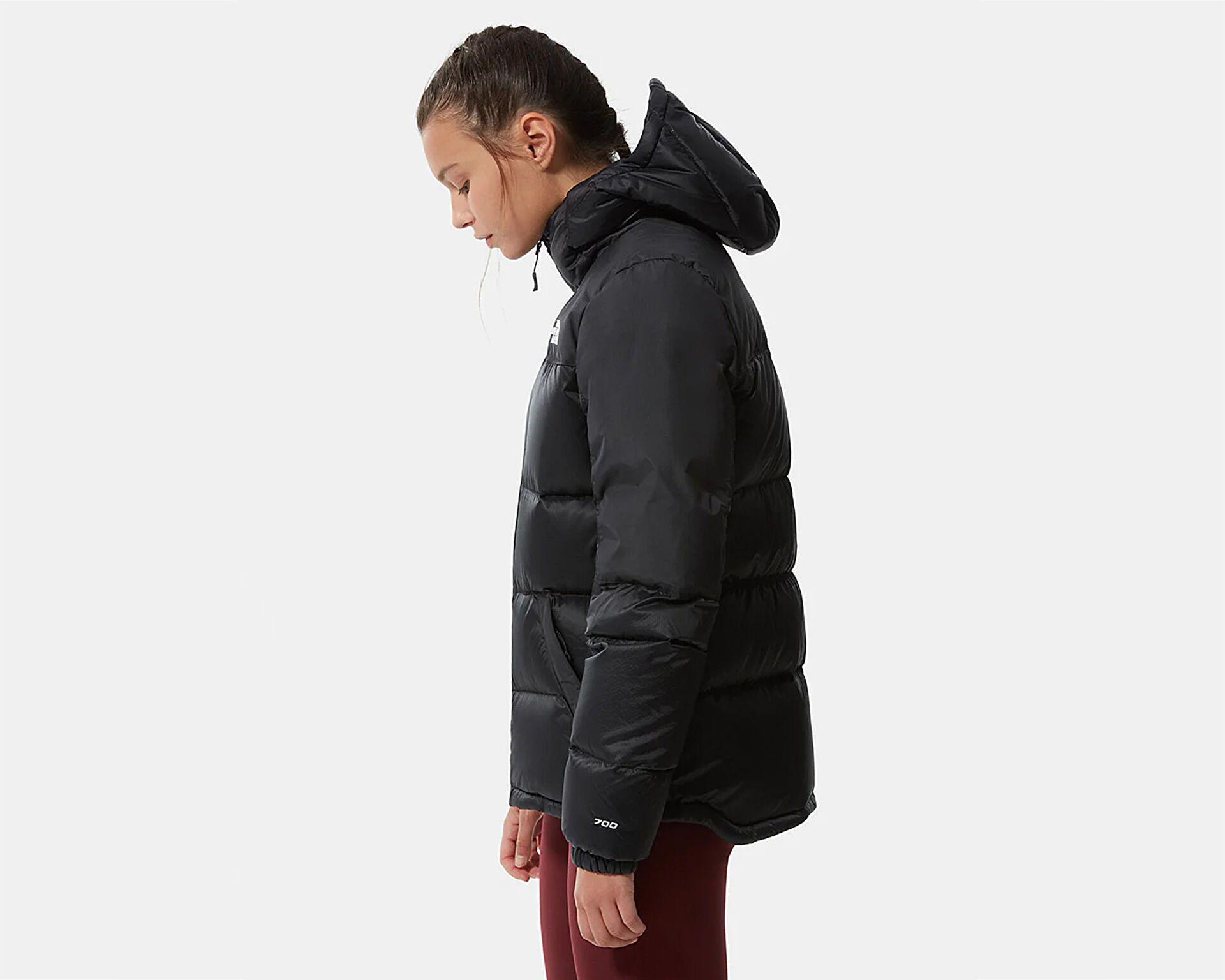 Halo down hoodie north face outlet