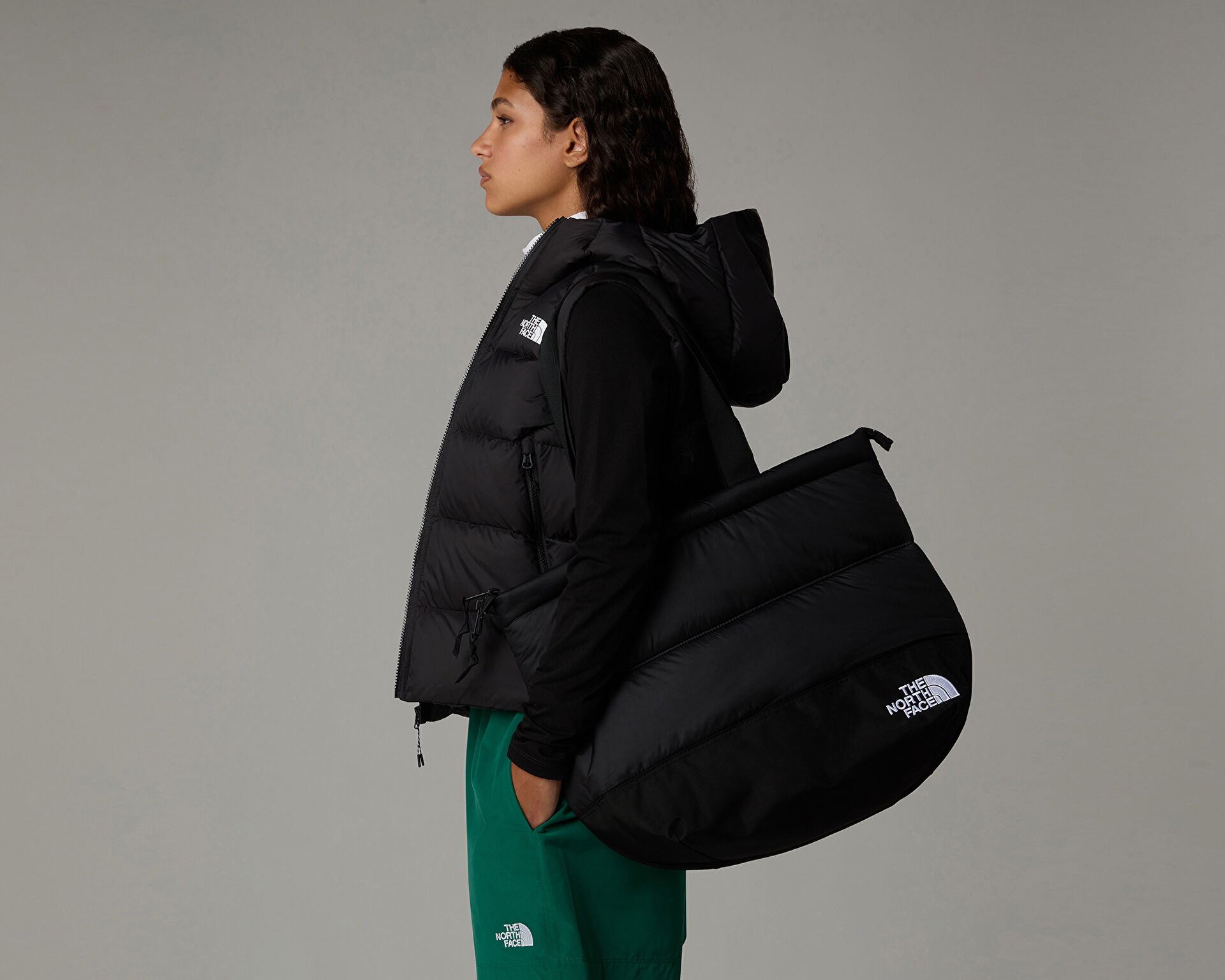 The North Face Kadın Nuptse Tote Siyah NF0A81BU4H01