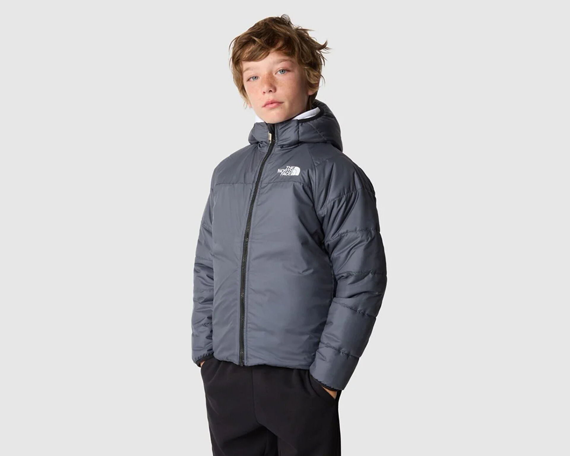 B Reversible Perrito Jacket ocuk The North Face Siyah ocuk