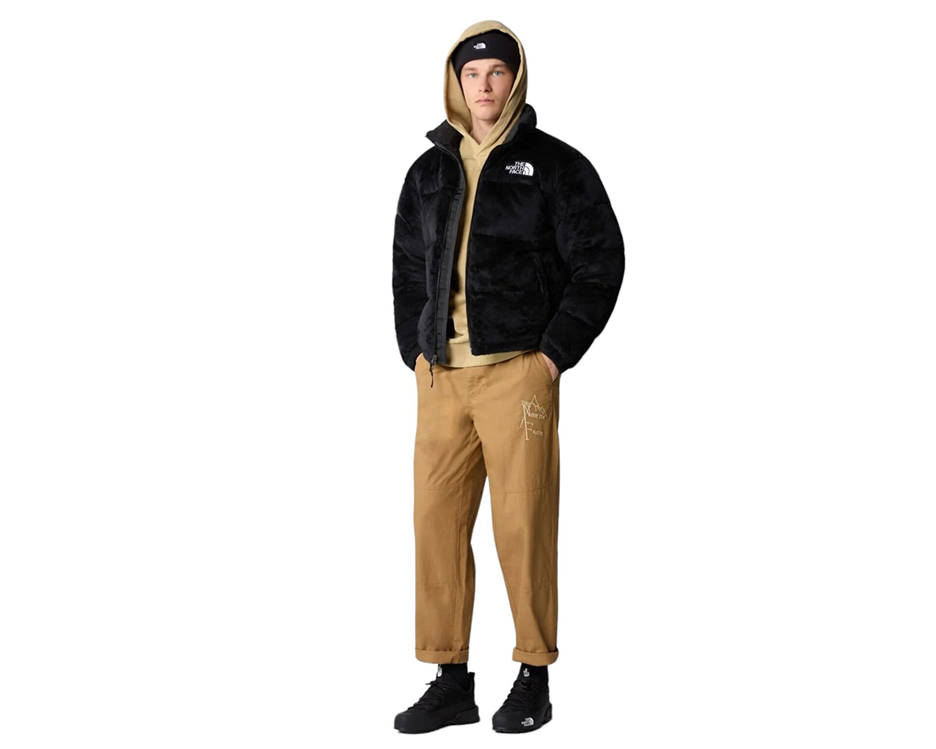 The North Face Erkek M Versa Velour Nuptse Siyah NF0A84F7JK31