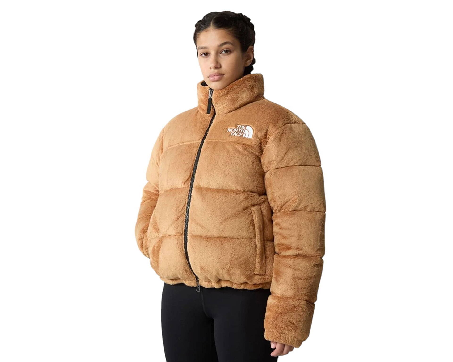 The North Face Kadın W Versa Velour Nuptse Kahverengi