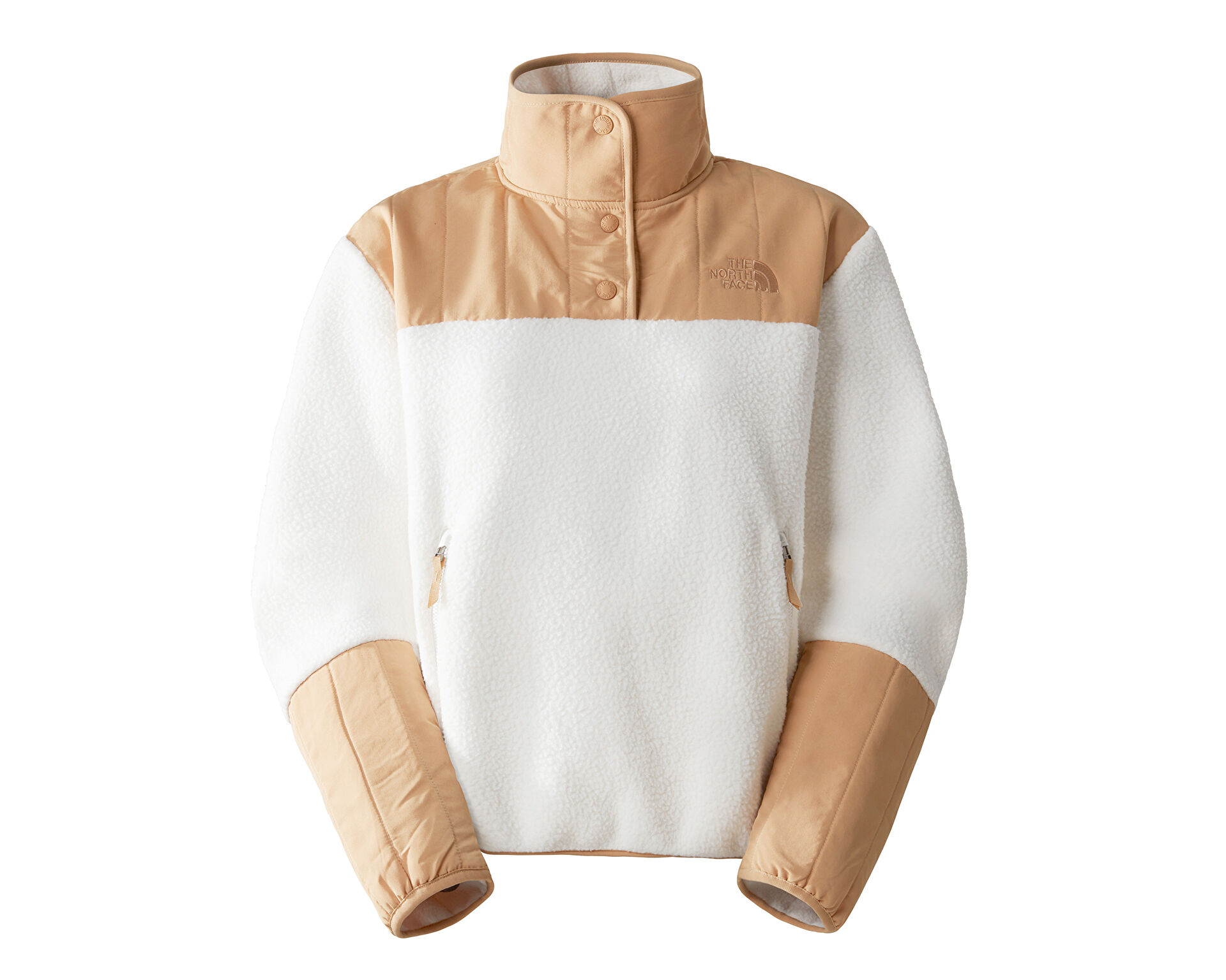 The North Face Kad n W Cragmont Fleece 1 4 Snap Krem NF0A84IBLDI1