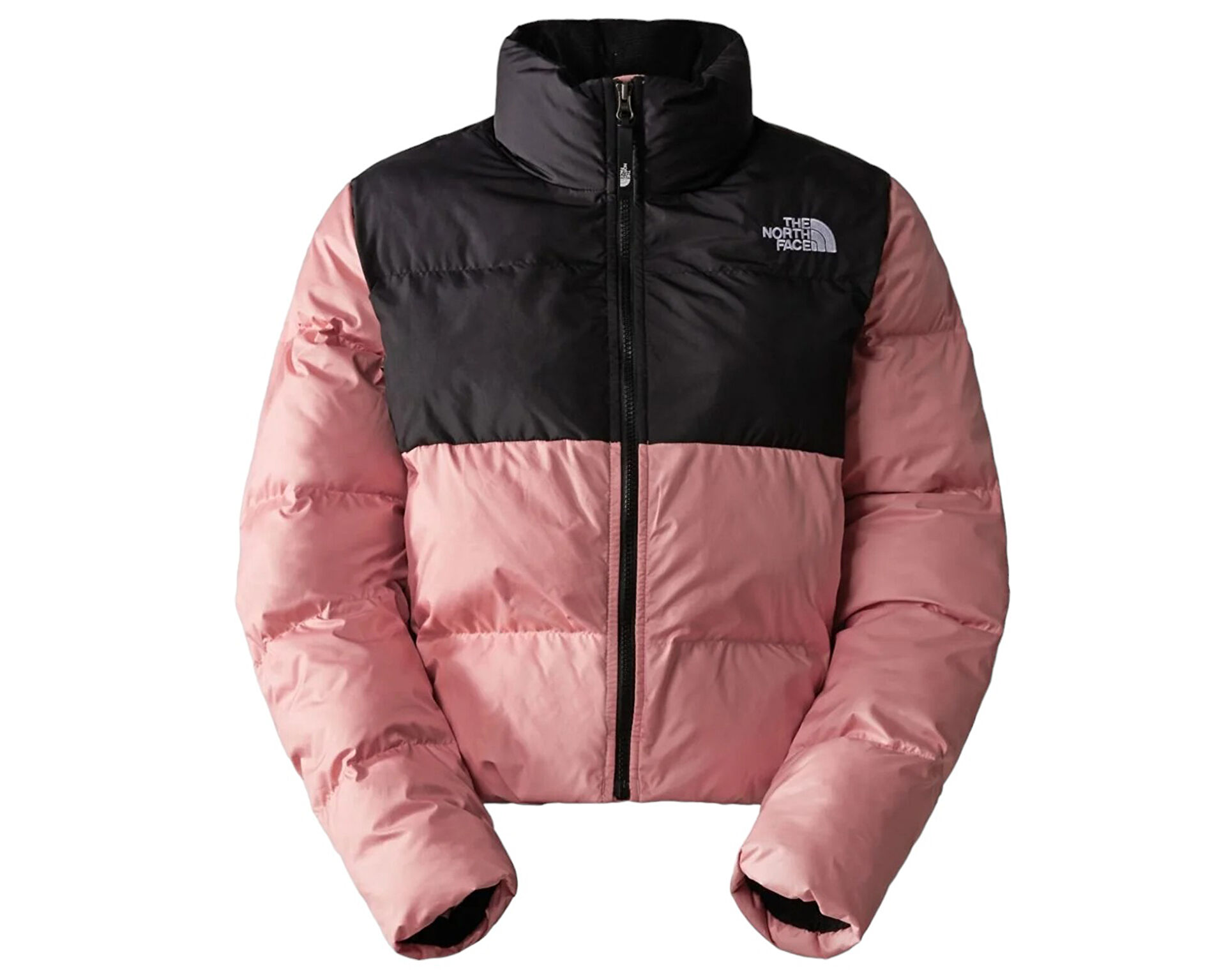 Cropped north face coat shop
