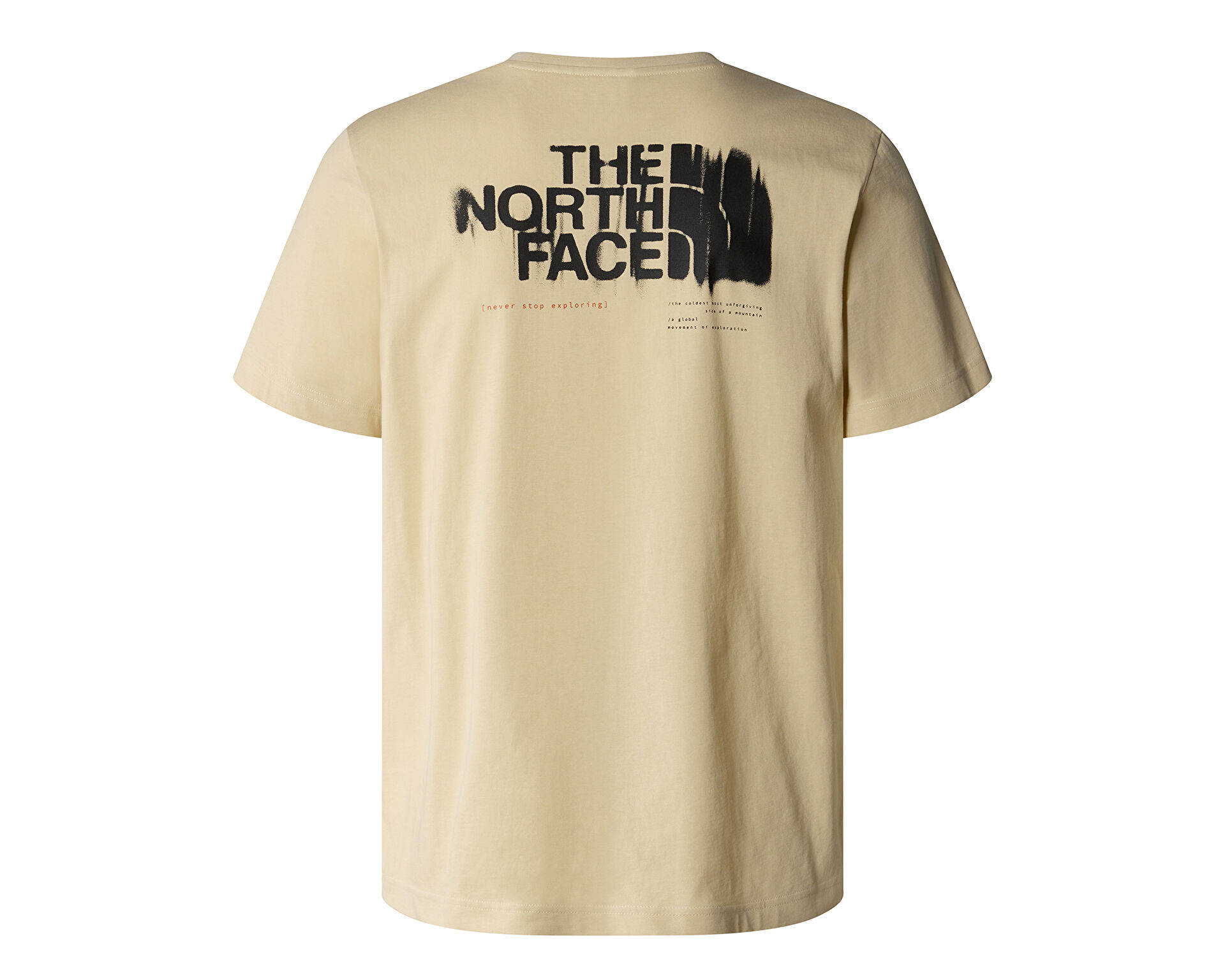 【THE NOTRH FACE】 SUNGYEONGEUM S/S R/TEE‐CREAM The North Face Mens T-Shirt Short Sleeves Size XXL Color Tan