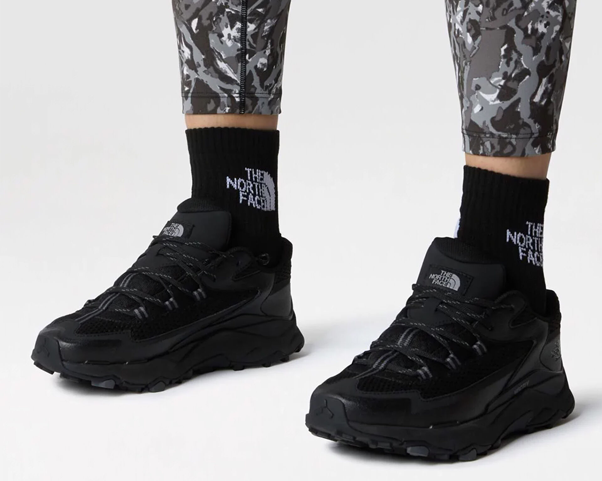 The North Face Erkek Multi Sport Cush Quarter Sock 3P Siyah
