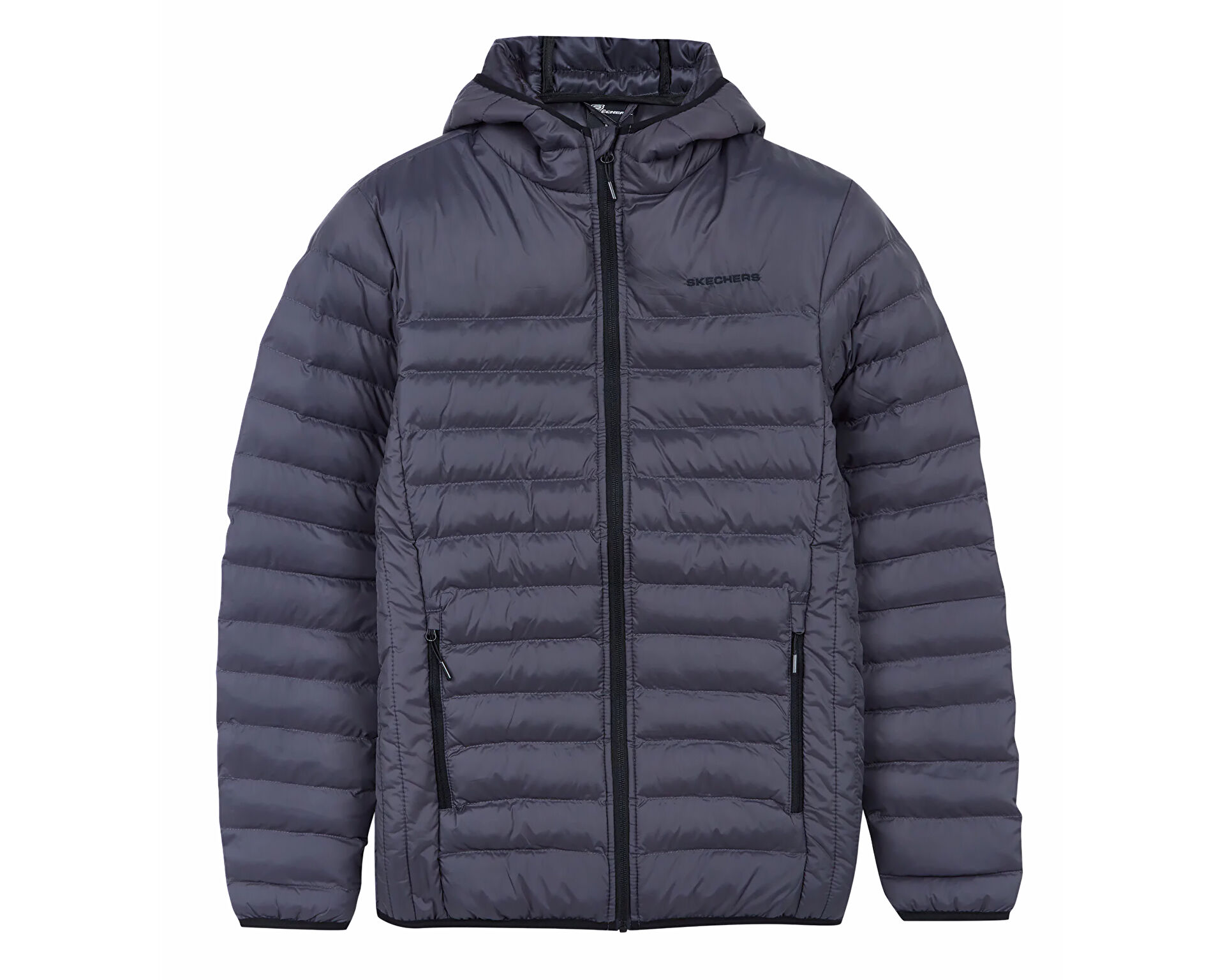 Skechers Erkek M Essential Hooded Jacket Gri S202063 040