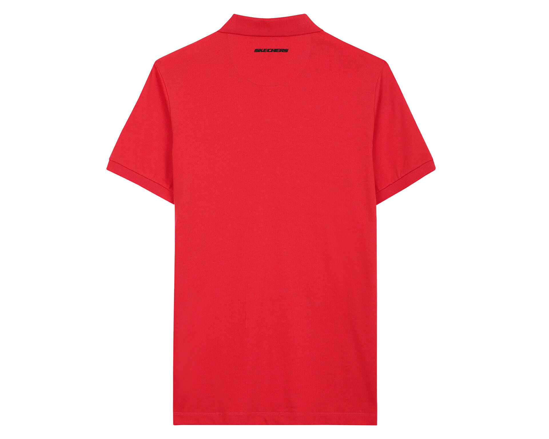 Skechers polo shirt mens red discount