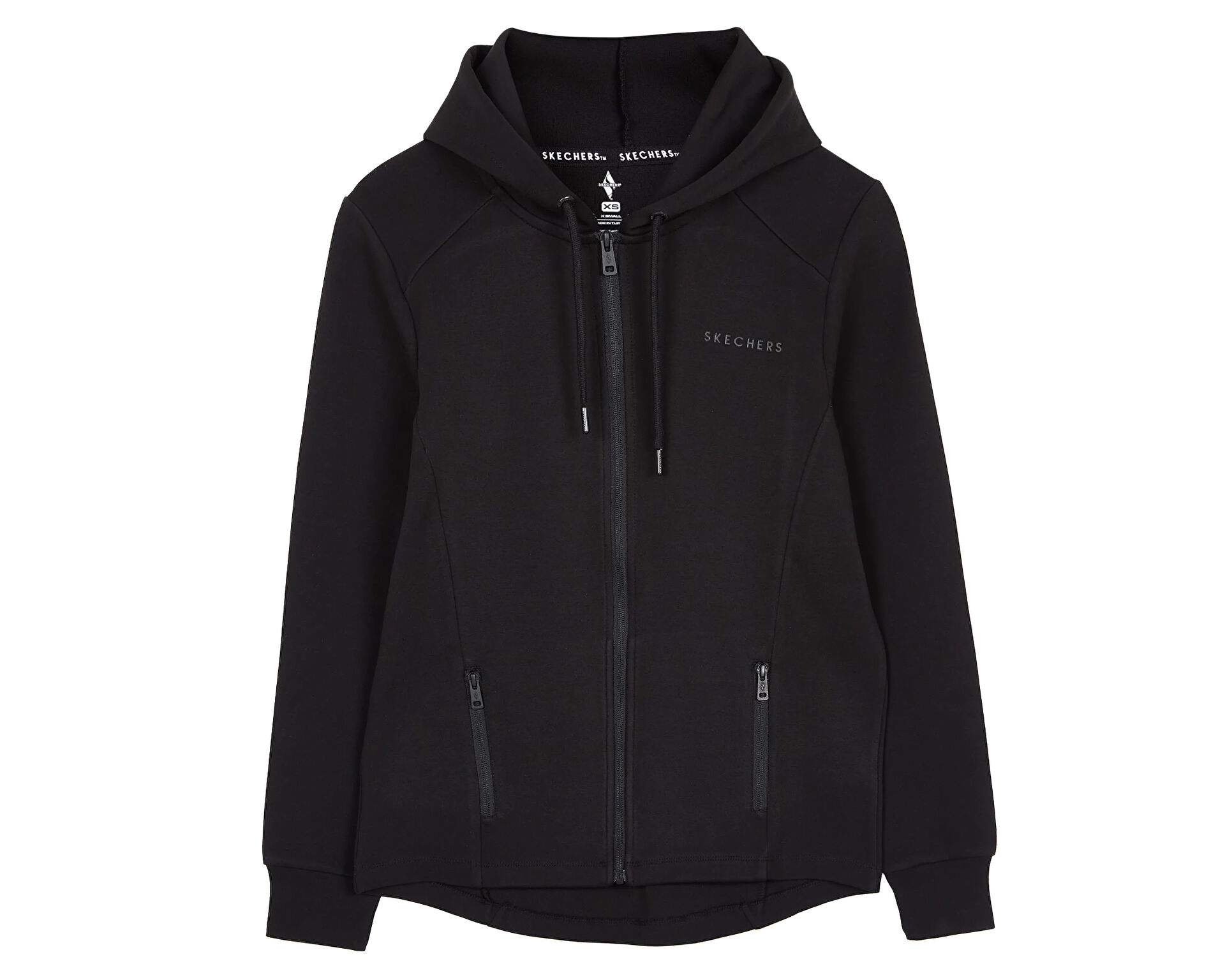 Skechers Kad n W 2Xi Lock Full Zip Hoodie Sweatshirt Siyah S212067 001