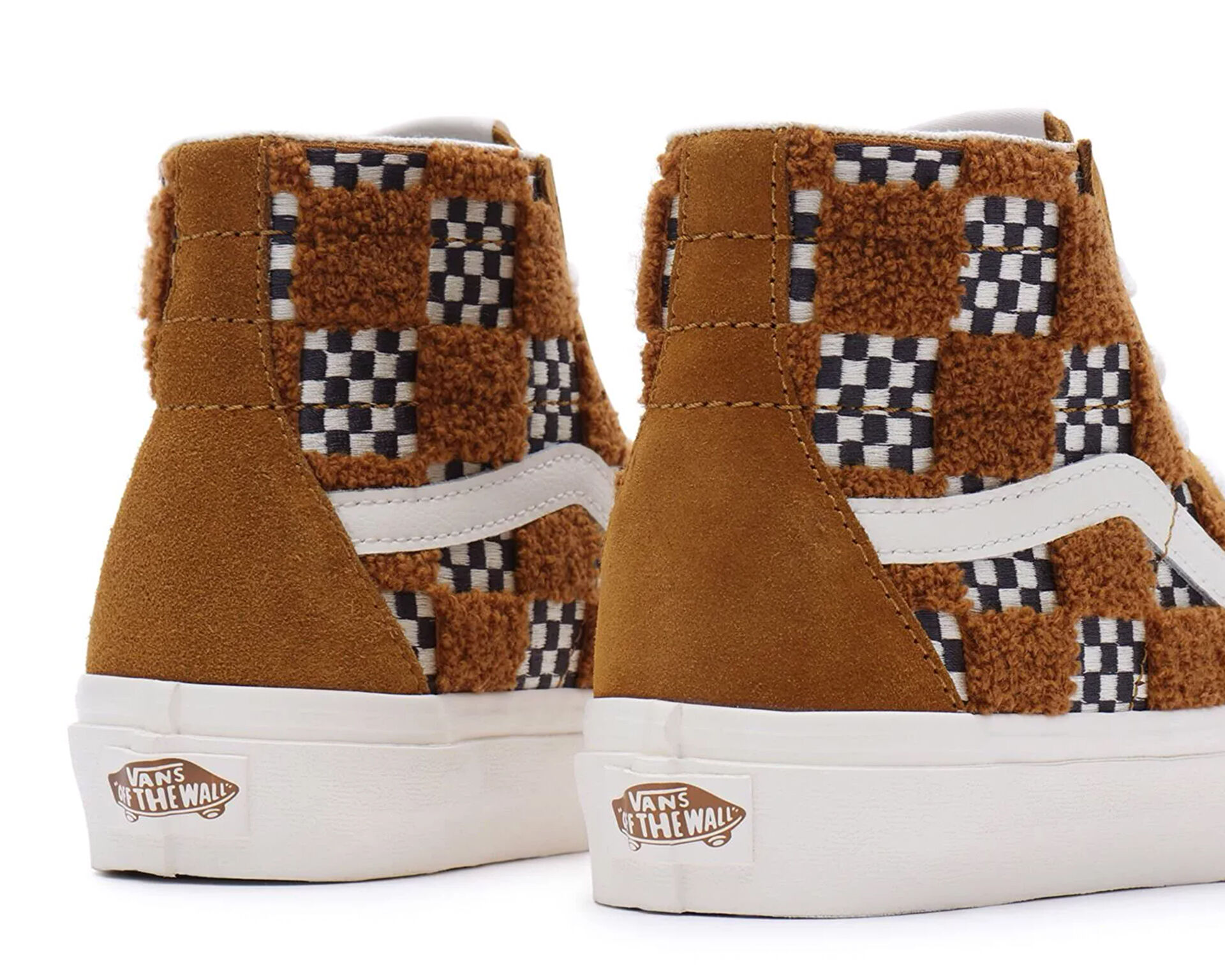 Vans sk8 hi checkerboard spruce 2025 yellow
