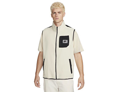 Nike Erkek M Nsw Spu Tf Polar Flc Vest Krem DQ5105 206
