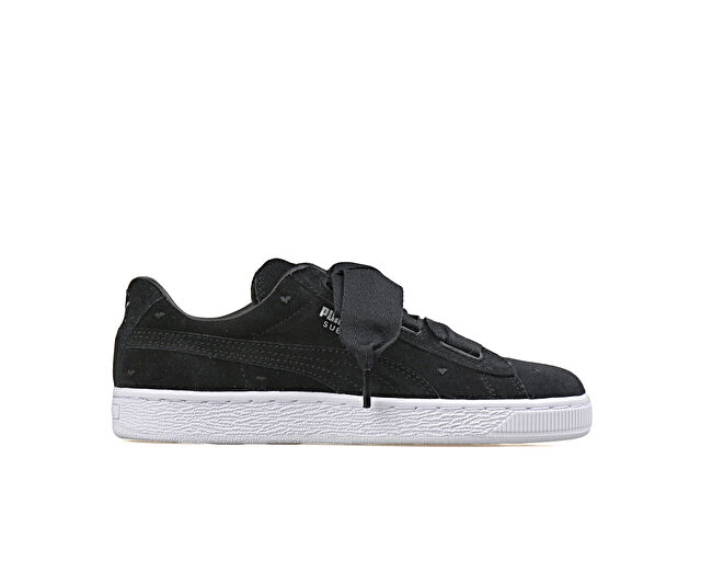 Puma Cocuk Suede Heart Valentine Jr Siyah 36513502