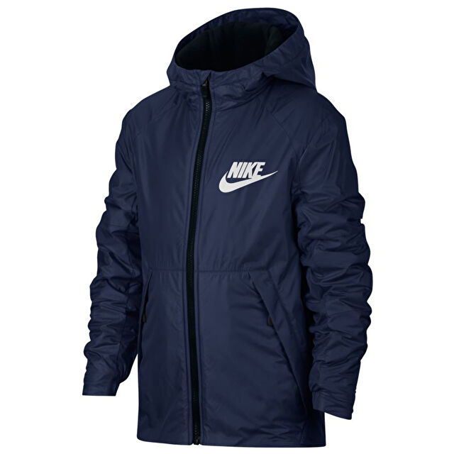 Nike Cocuk B Jacket Hd Fleece Lined Lacivert 856195 429