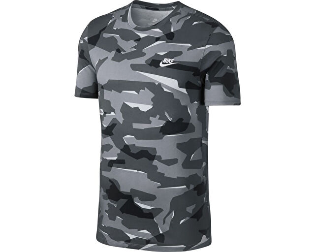 Nike Erkek M Nsw Tee Camo Pack 1 Gri AJ6631 012