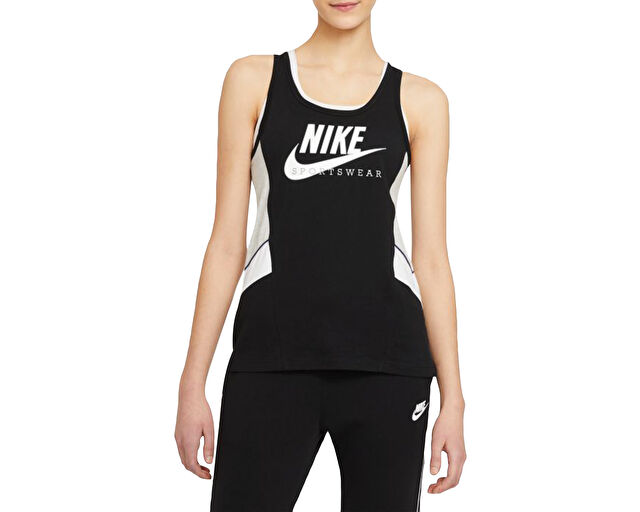 Nike Kad n W Nsw Heritage Tnk Top Hbr Siyah CZ9305 010