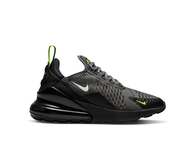 Air max 270 hot sale unisex siyah spor ayakkab?