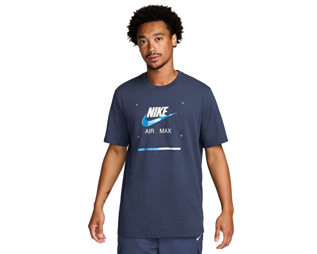 Nike Erkek M Nsw Tee Fw Cnct Mavi FV3778 410