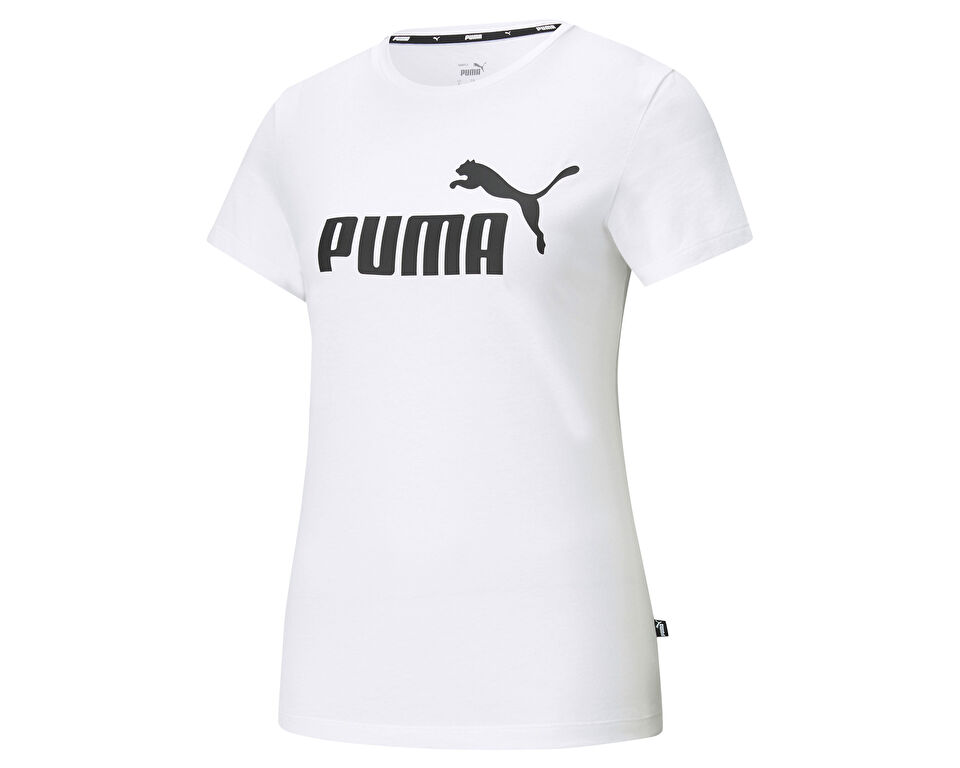 Puma Ess Logo Tee Kadın Günlük Tişört 58677402 Beyaz