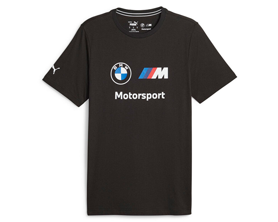 Puma Bmw Mms Ess Logo Tee Erkek Günlük Tişört 62131401 Siyah