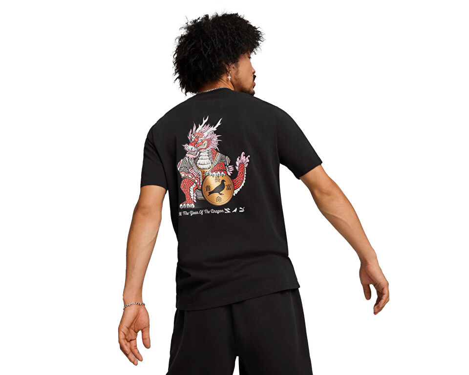 Puma Puma X Staple Graphic Tee Erkek Günlük Tişört 62472401 Siyah