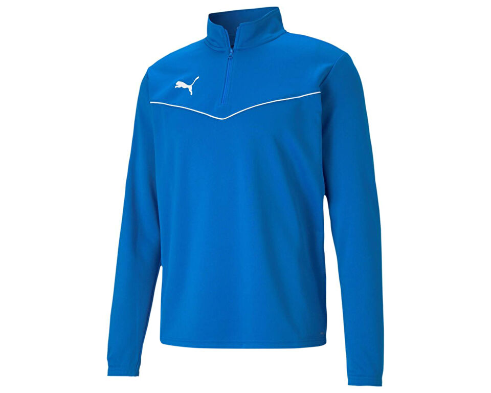 Puma Teamrise 1/4 Zip Erkek Futbol Antrenman Uzun Kollu Tişört 65739402 Renkli
