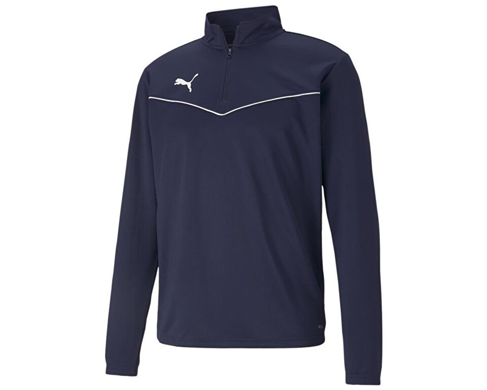 Puma Teamrise 1/4 Zip Erkek Futbol Antrenman Uzun Kollu Tişört 65739406 Renkli