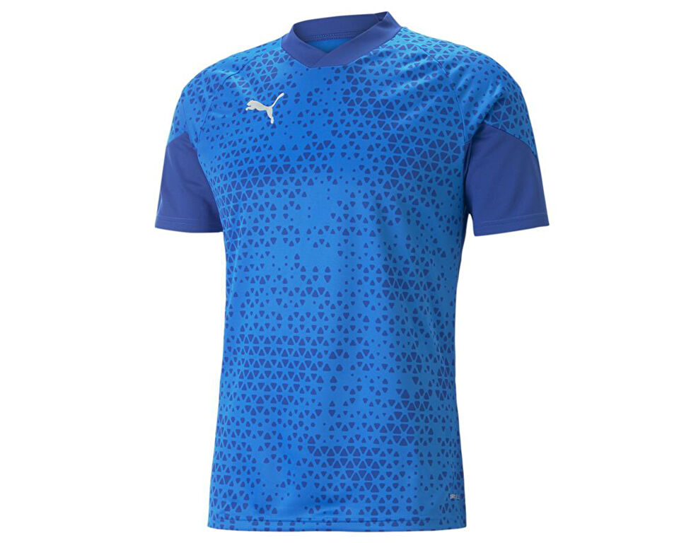 Puma Teamcup Training Jersey Erkek Futbol Tişörtü 65798402 Mavi