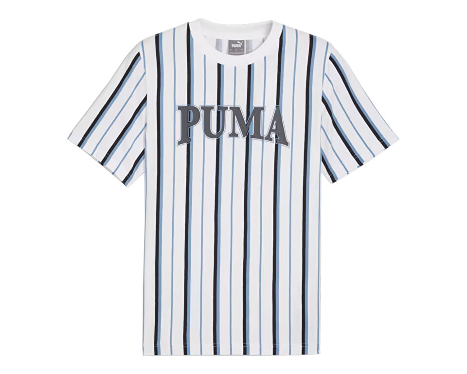 Puma Puma Squad Aop Tee Erkek Günlük Tişört 67897302 Beyaz