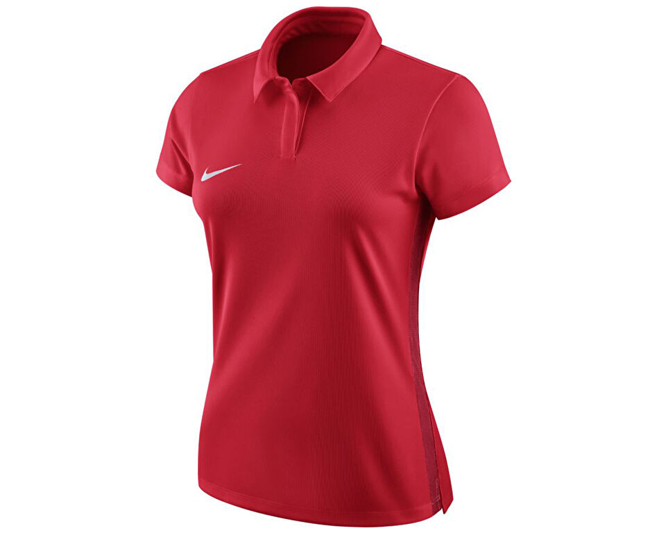 Nike W Dry Acdmy18 Polo Ss Kadın Futbol Polo Tişörtü 899986-657 Kırmızı