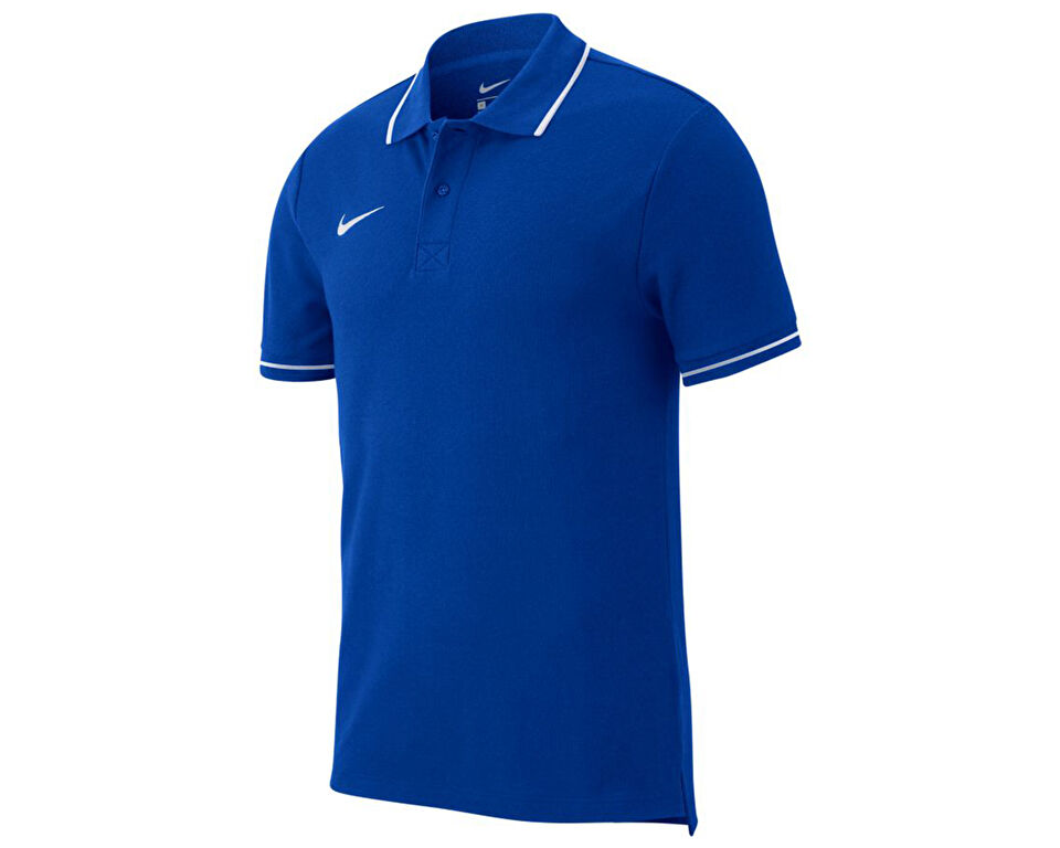 Nike M Polo Tm Club19 Ss Erkek Futbol Polo Tişörtü AJ1502-463 Mavi