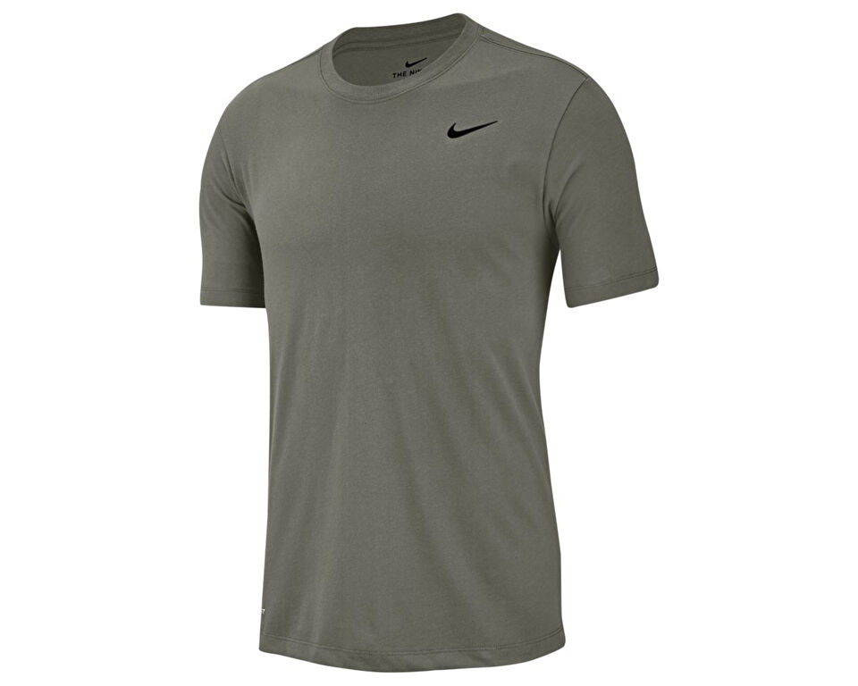 Nike M Nk Df Tee Dfc Crew Solid Erkek Antrenman Tişörtü AR6029-320 Gri