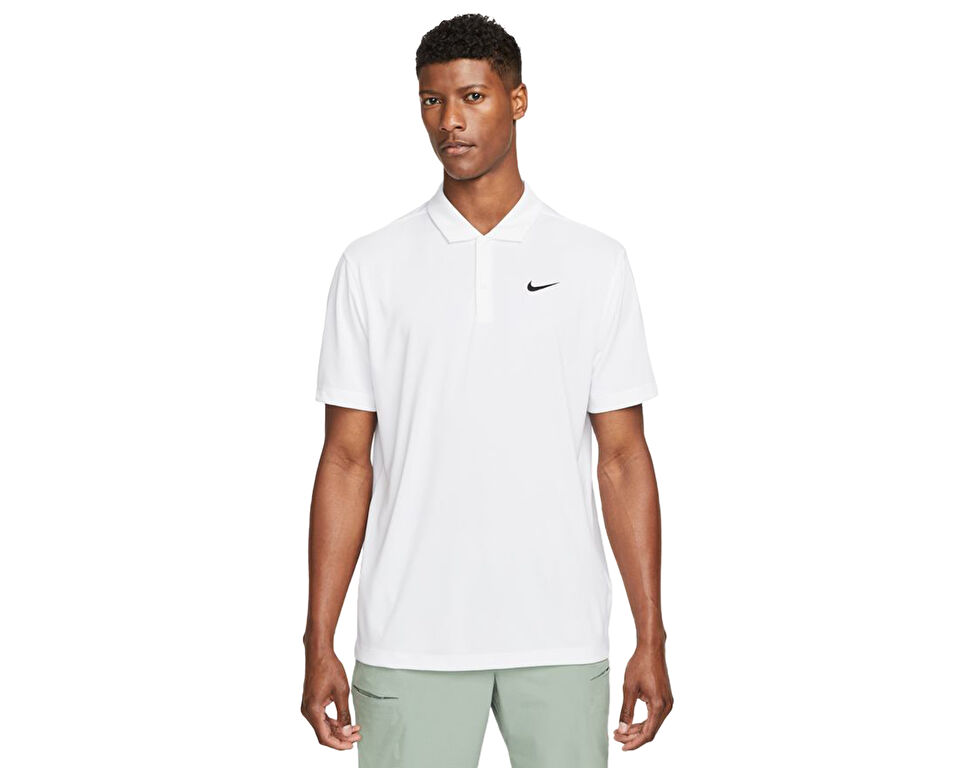 Nike M Nkct Df Polo Solid Erkek Polo Tenis Tişörtü DH0857-100 Beyaz