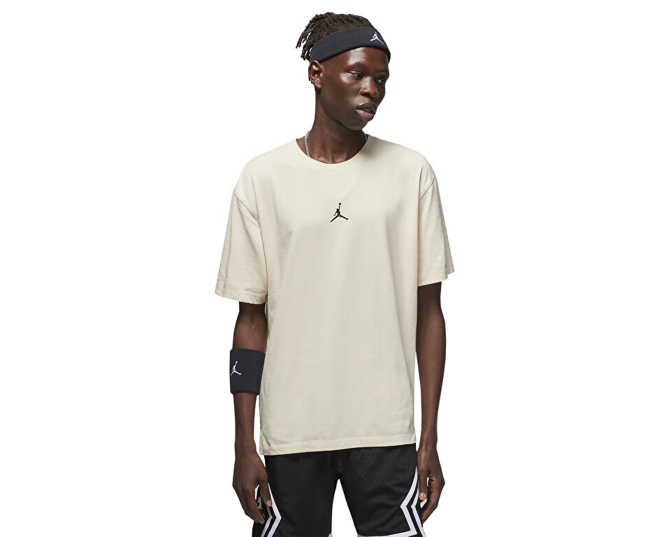 Nike M Jordan Df Sprt Ss Erkek Basketbol Tişörtü DH8920-219 Krem
