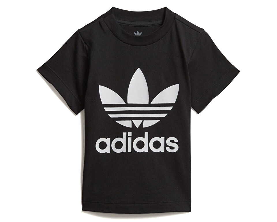 adidas Trefoil Tee Çocuk Günlük Tişört DV2829 Siyah