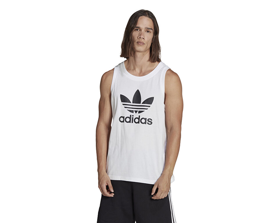 adidas Trefoil Tank Erkek Günlük Tişört IA4808 Beyaz