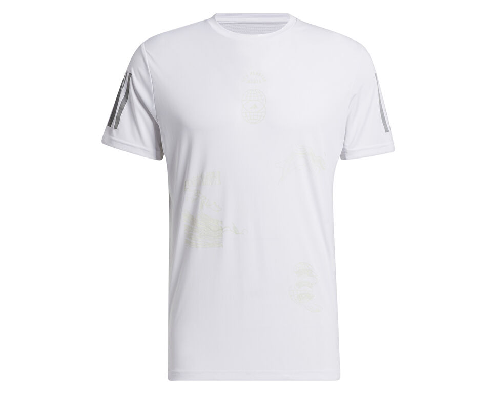 adidas Rfto Tee M Erkek Koşu Tişörtü IC0215 Beyaz