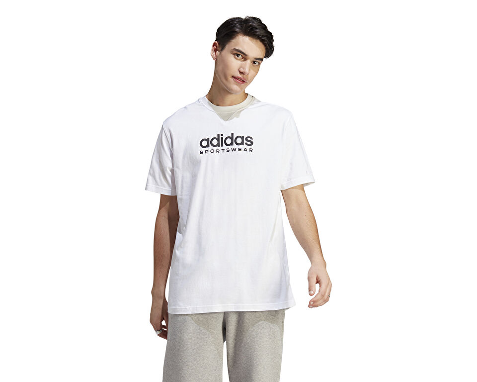 adidas M All Szn G T Erkek Günlük Tişört IC9821 Beyaz
