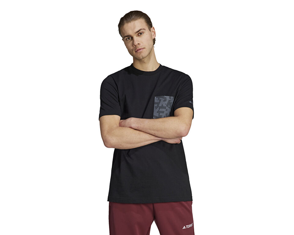 adidas Tx Pkt 2.0 Tee Erkek Günlük Tişört IL2641 Siyah