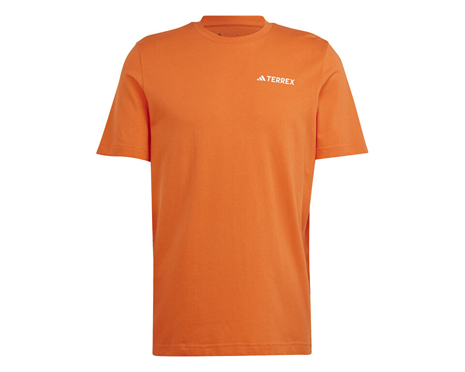 adidas Terrex Graphic Mtn 2.0 Erkek Günlük Tişört IL5067 Turuncu