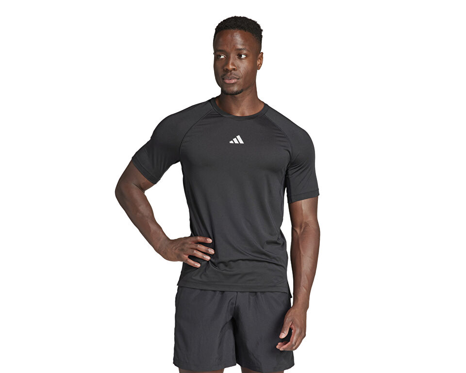 adidas Gym+ Tee Erkek Antrenman Tişörtü IP2310 Siyah