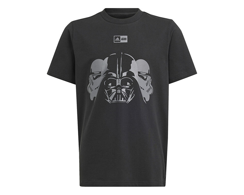 adidas J Star Wars Gfx T Çocuk Günlük Tişört IR7729 Siyah