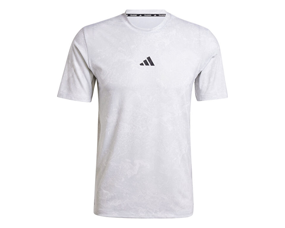 adidas Wo Pow Tee Erkek Antrenman Tişörtü IS3807 Beyaz