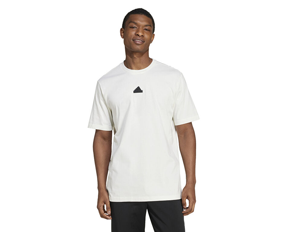 adidas Brand Love Signature Graphic Erkek Günlük Tişört IW2677 Beyaz