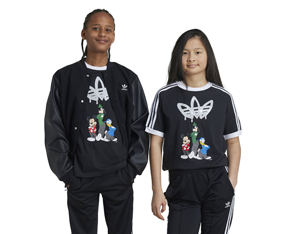 adidas X Disney Mickey Mouse Tişört Çocuk Günlük Tişört IZ4614 Siyah